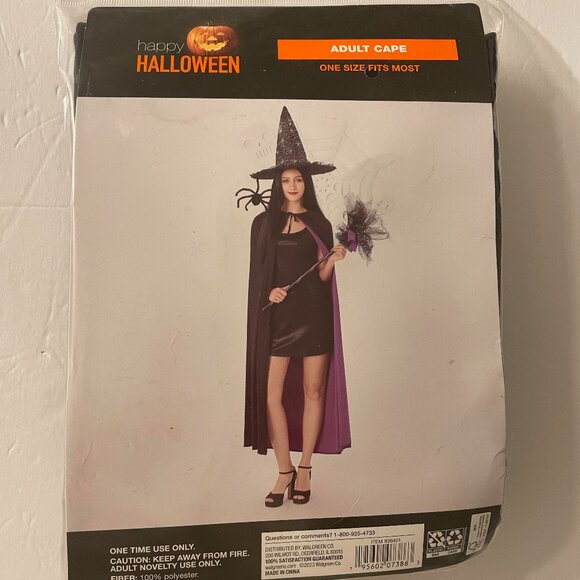 Other - NWT- Adult Halloween Black Cape
